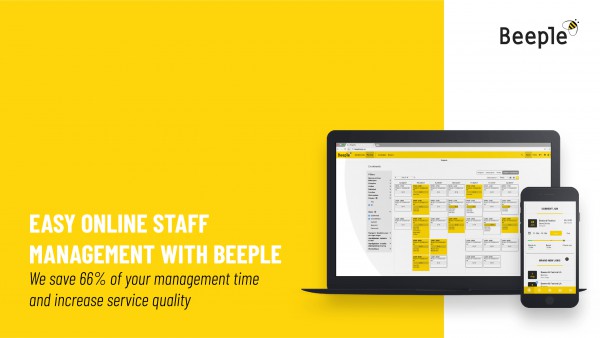 Beeple, een online staff management tool voor flexibel en tijdelijk personeel.